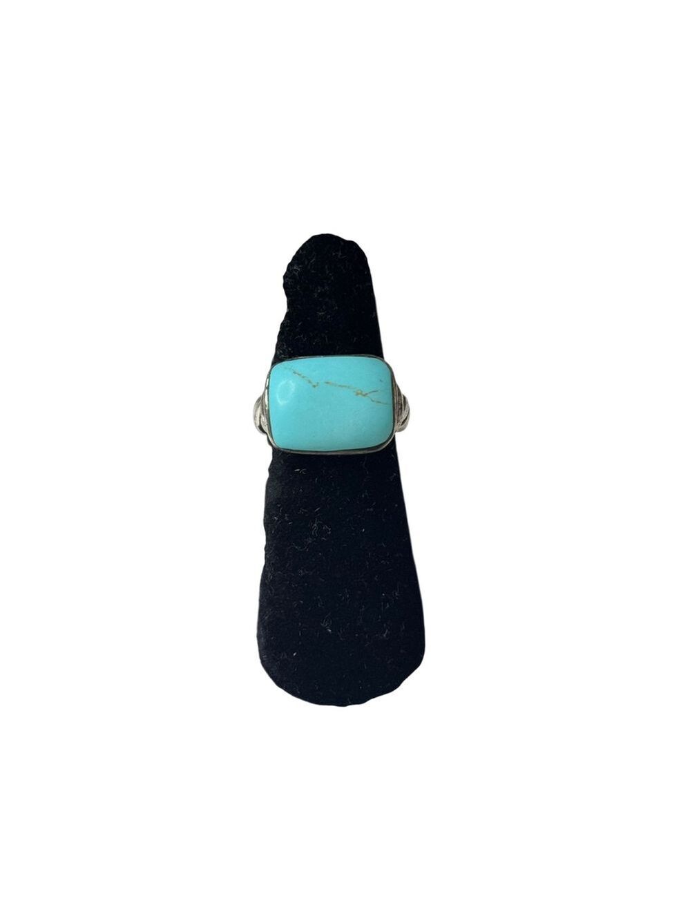 Women's Unbranded Turquoise & Silver Tone Ring - One Size